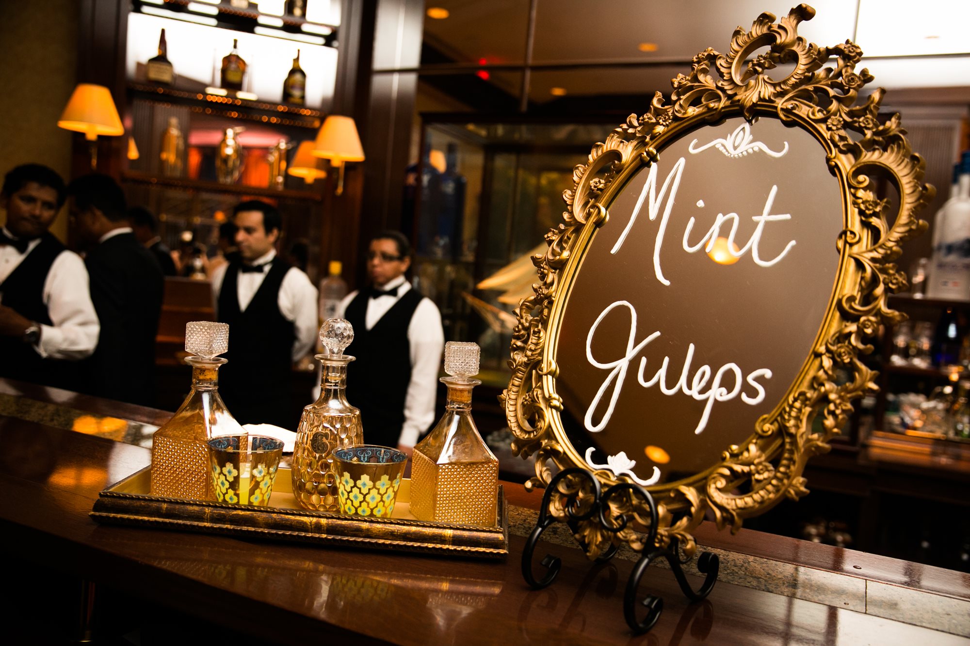 Mint Julep Bar signage